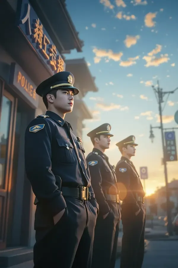 警察荣誉封面海报